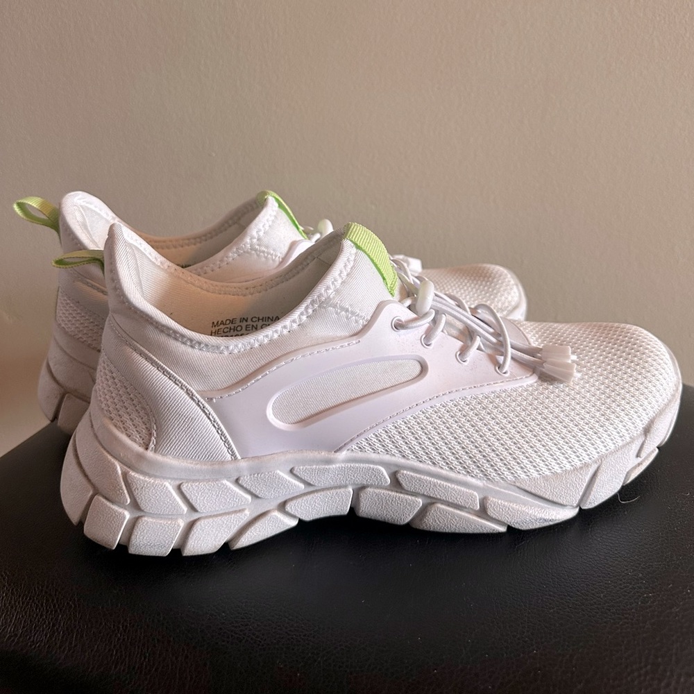White sneakers